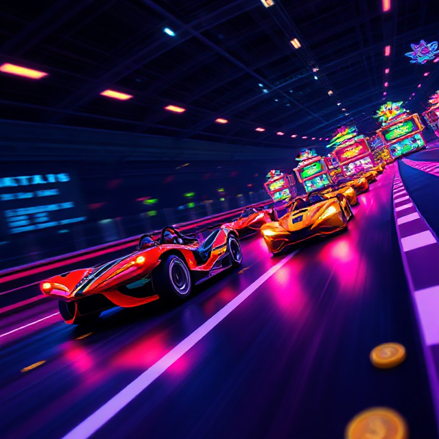 racing car and monkey story arcade betting cover image