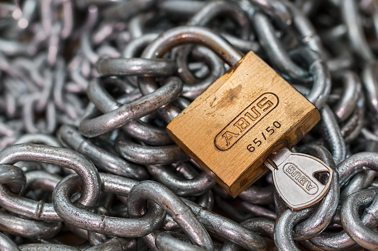 padlock chain account protection prevention