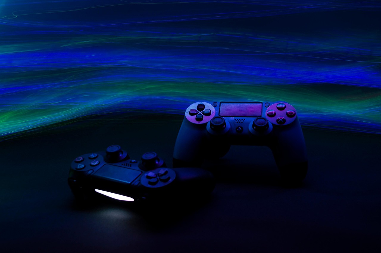 arcade betting game controller neon